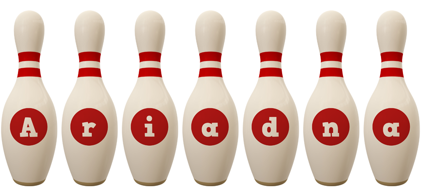 Ariadna bowling-pin logo