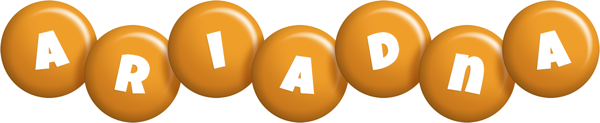 Ariadna candy-orange logo