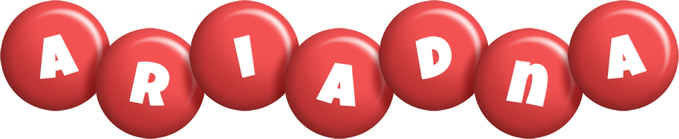 Ariadna candy-red logo