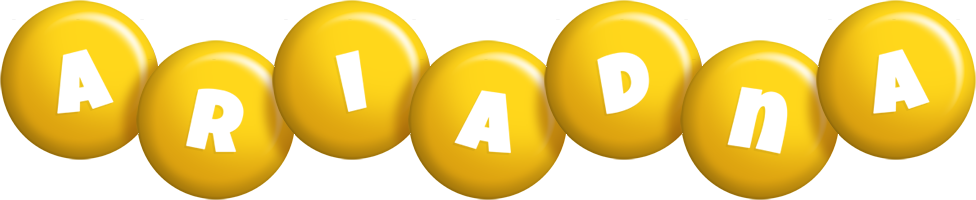Ariadna candy-yellow logo
