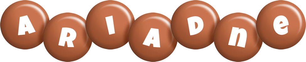 Ariadne candy-brown logo