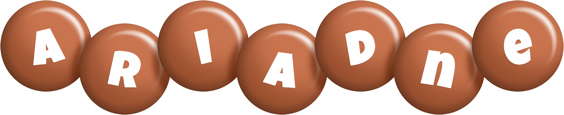 Ariadne candy-brown logo