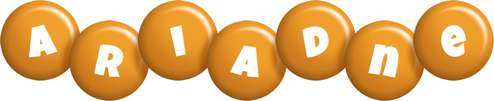 Ariadne candy-orange logo