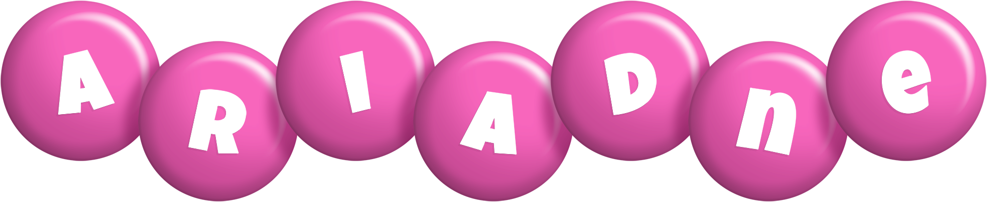 Ariadne candy-pink logo
