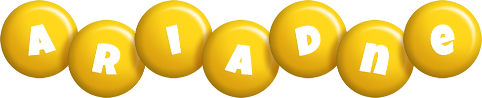 Ariadne candy-yellow logo