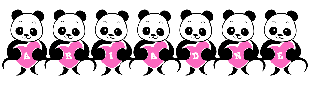 Ariadne love-panda logo