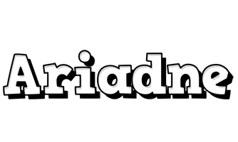 Ariadne snowing logo