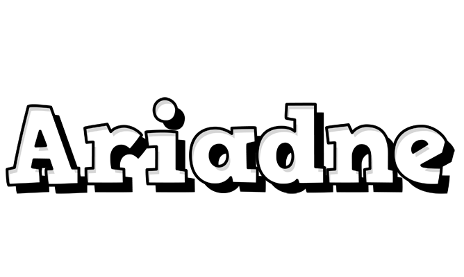 Ariadne snowing logo