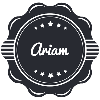 Ariam badge logo