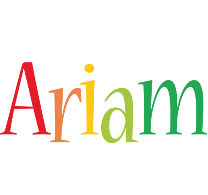 Ariam birthday logo