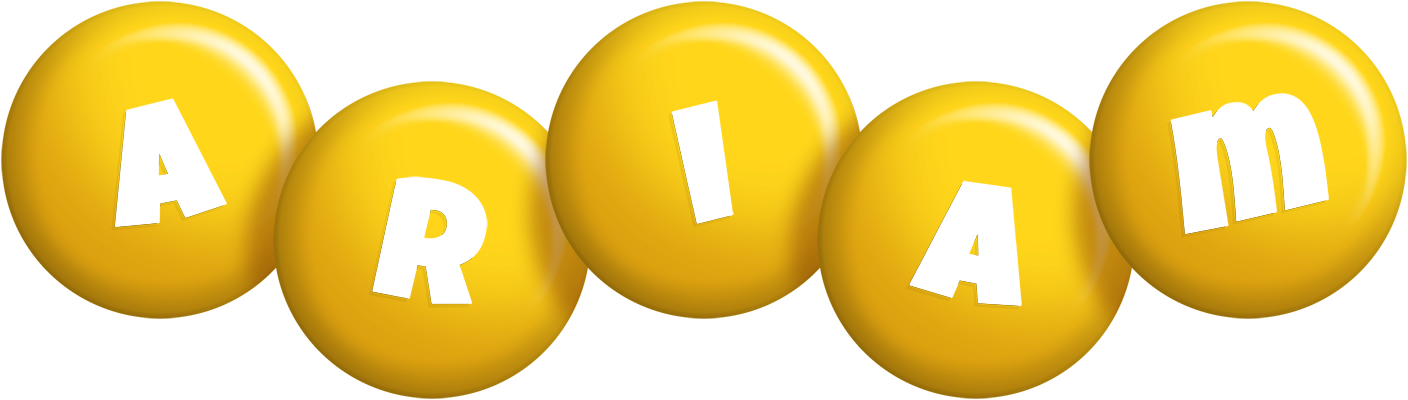 Ariam candy-yellow logo