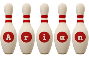 Arian bowling-pin logo