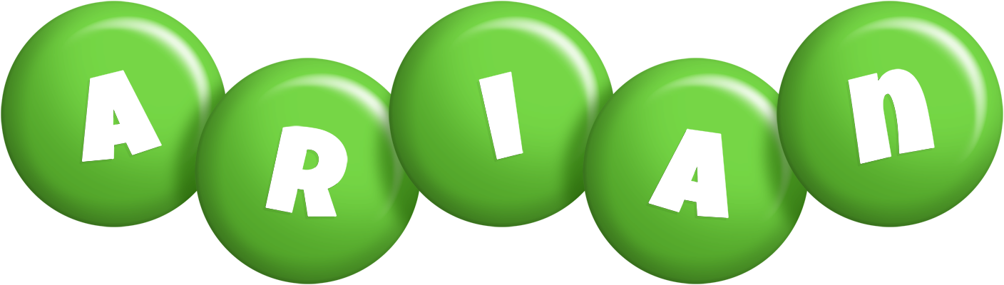 Arian candy-green logo
