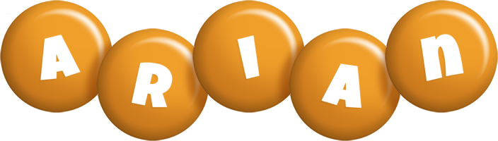 Arian candy-orange logo