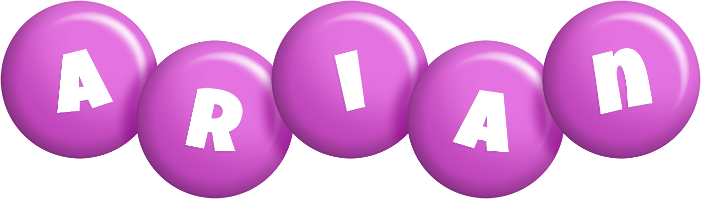Arian candy-purple logo