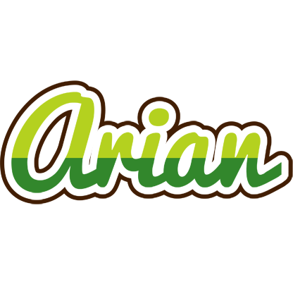 Arian golfing logo