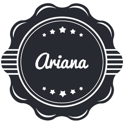 Ariana badge logo