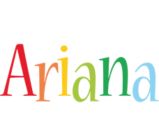 Ariana birthday logo