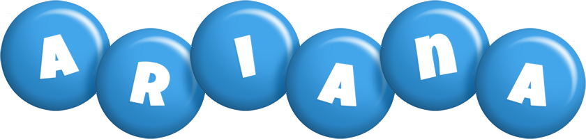 Ariana candy-blue logo