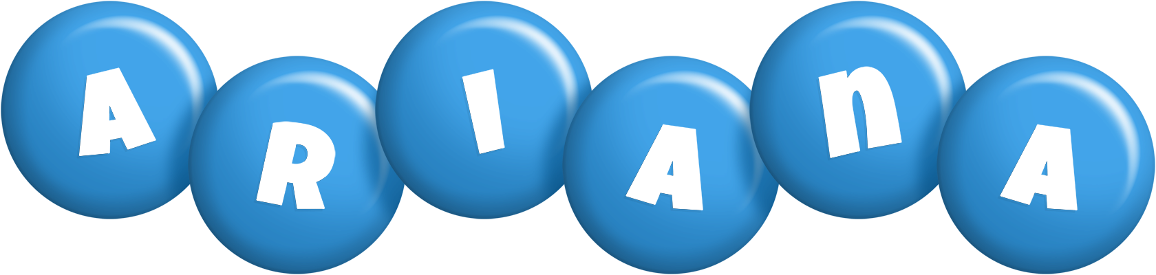 Ariana candy-blue logo