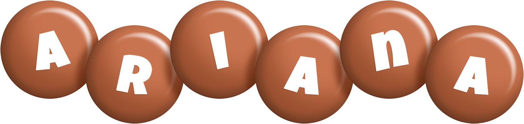 Ariana candy-brown logo