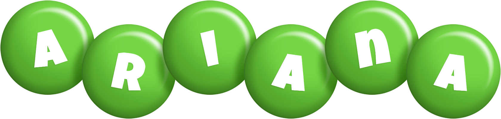 Ariana candy-green logo