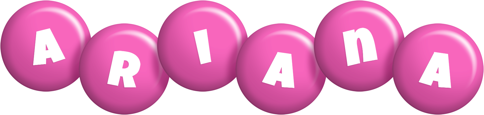 Ariana candy-pink logo