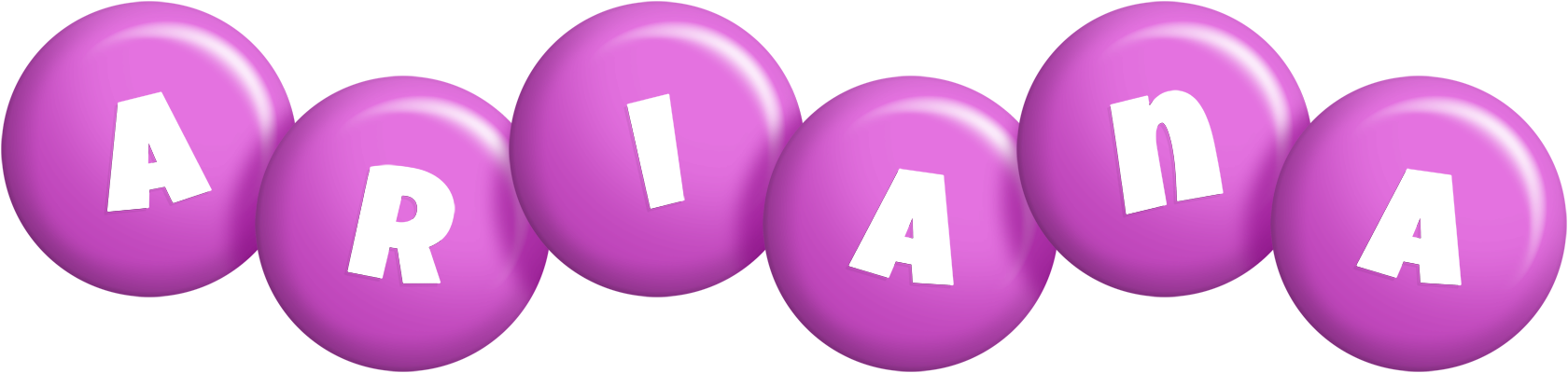 Ariana candy-purple logo