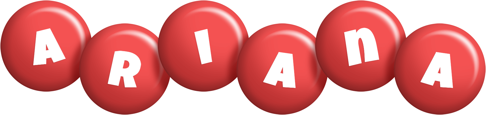 Ariana candy-red logo