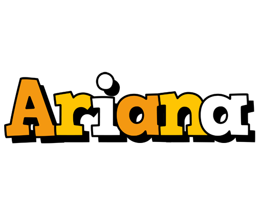 Ariana cartoon logo
