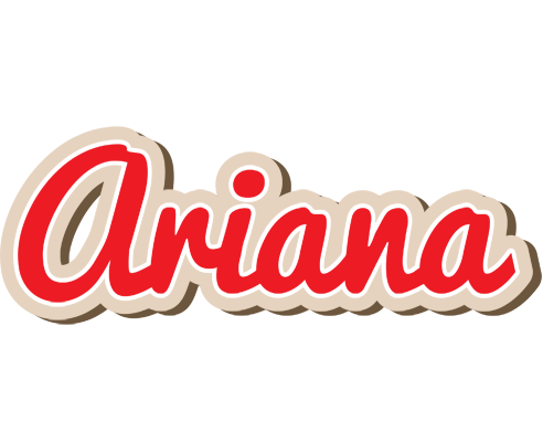 Ariana chocolate logo