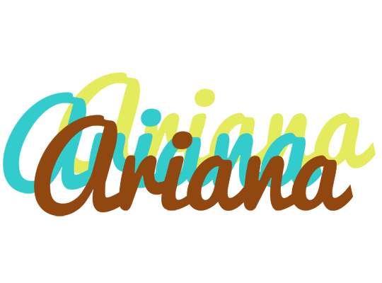 Ariana cupcake logo