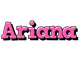 Ariana girlish logo