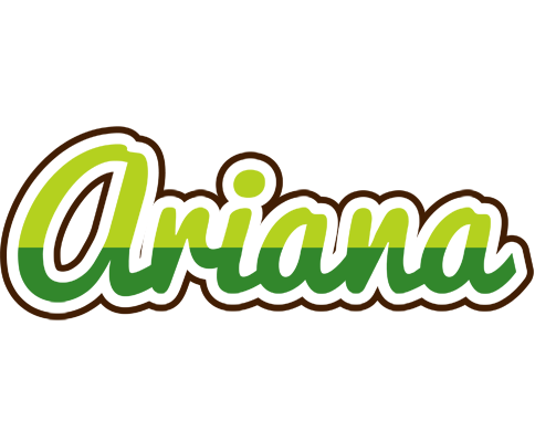 Ariana golfing logo