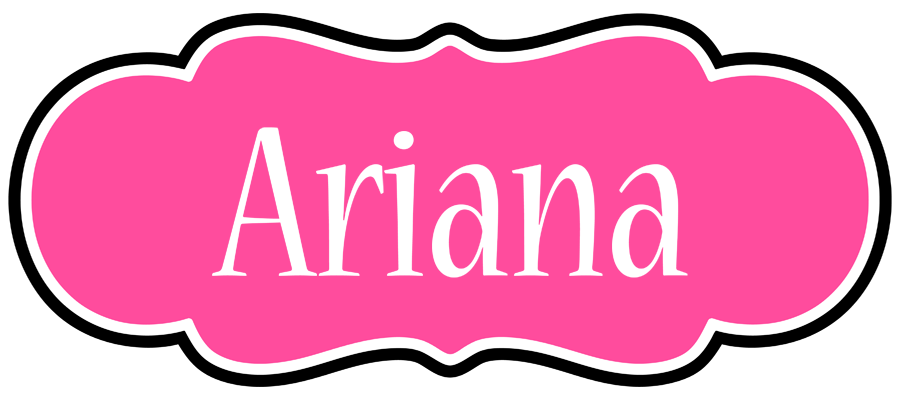 Ariana invitation logo