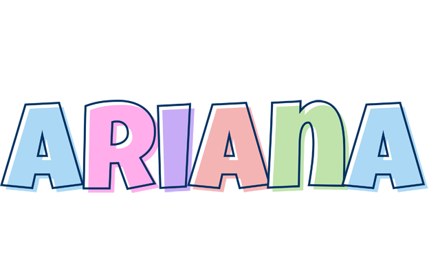 Ariana pastel logo