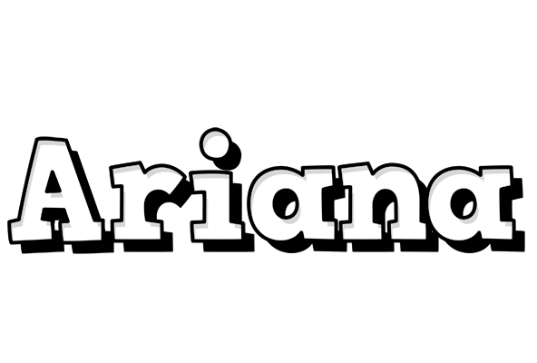 Ariana snowing logo
