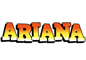 Ariana sunset logo