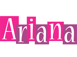 Ariana whine logo
