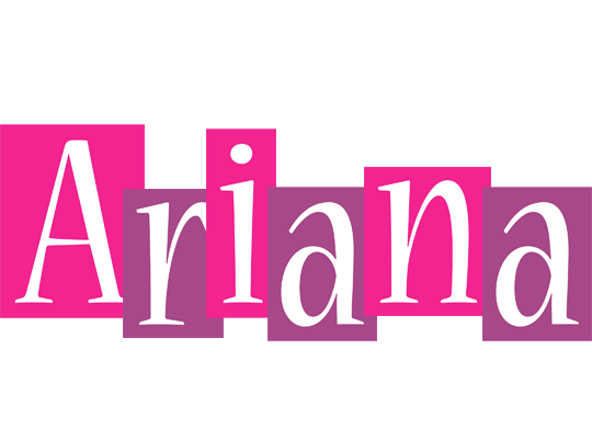 Ariana whine logo