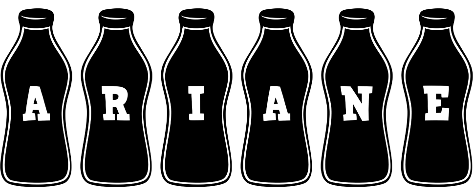 Ariane bottle logo