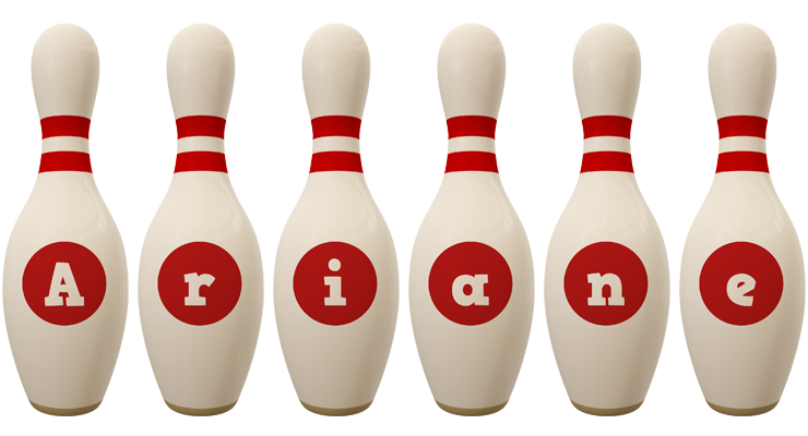 Ariane bowling-pin logo