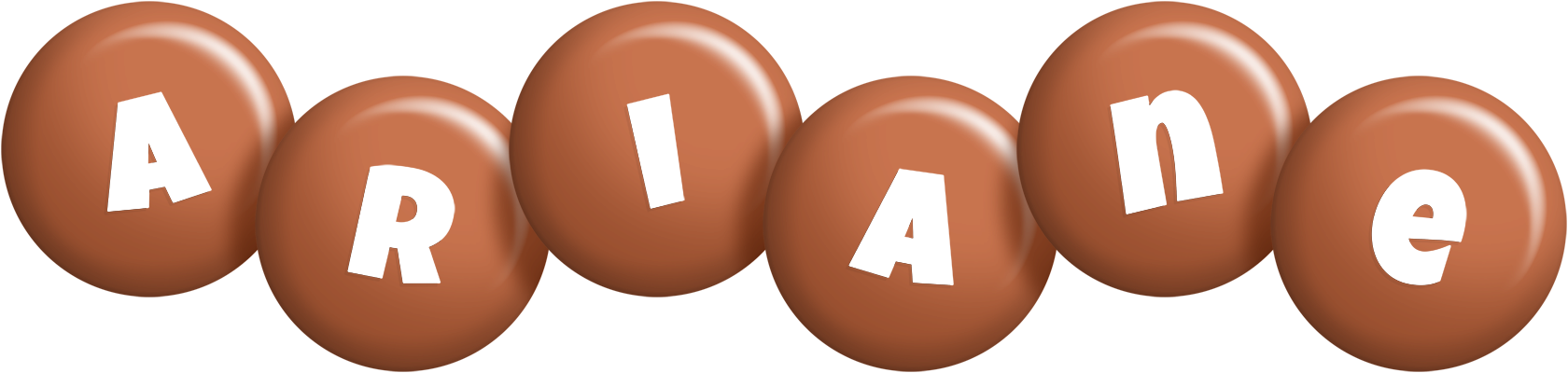 Ariane candy-brown logo