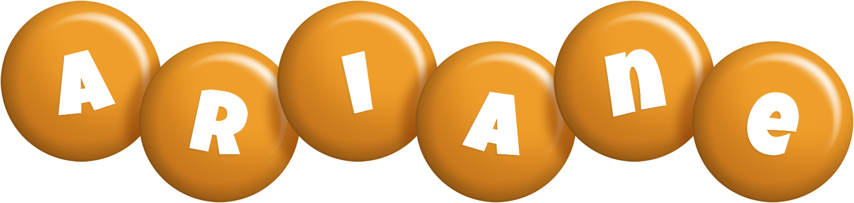 Ariane candy-orange logo
