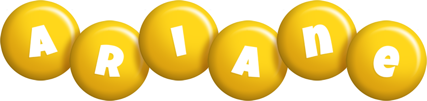Ariane candy-yellow logo