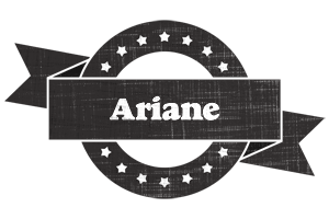 Ariane grunge logo