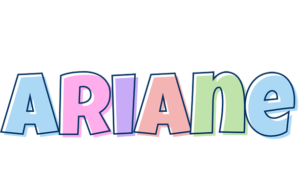 Ariane pastel logo