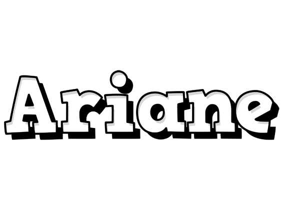 Ariane snowing logo