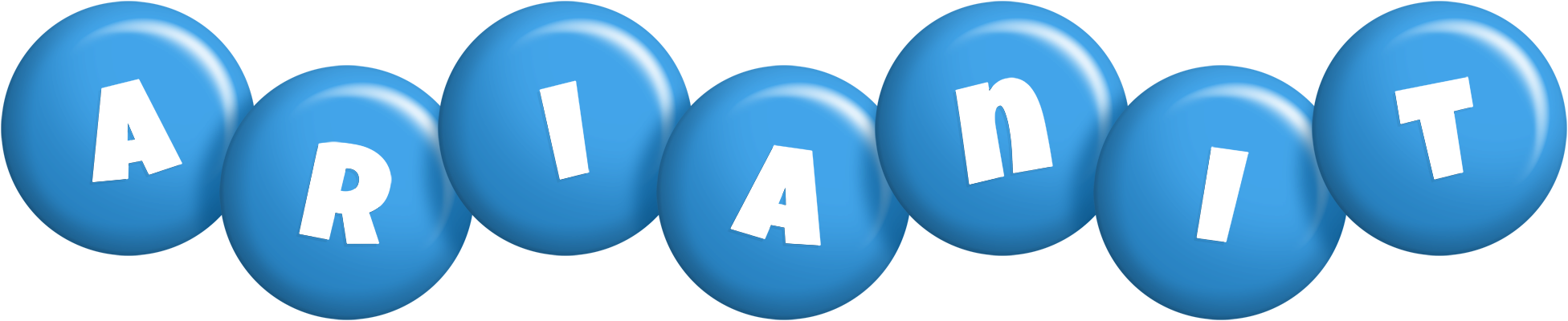 Arianit candy-blue logo