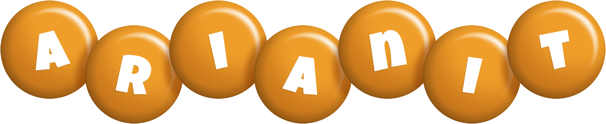 Arianit candy-orange logo